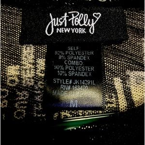 Black sheer cropped long tee